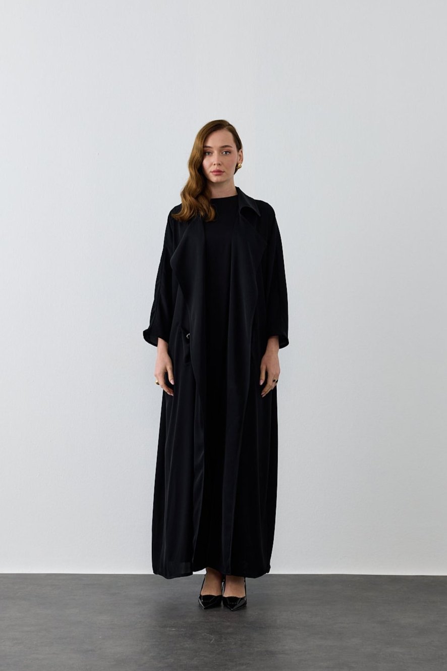 CAMELLİ BASİC ABAYA SET