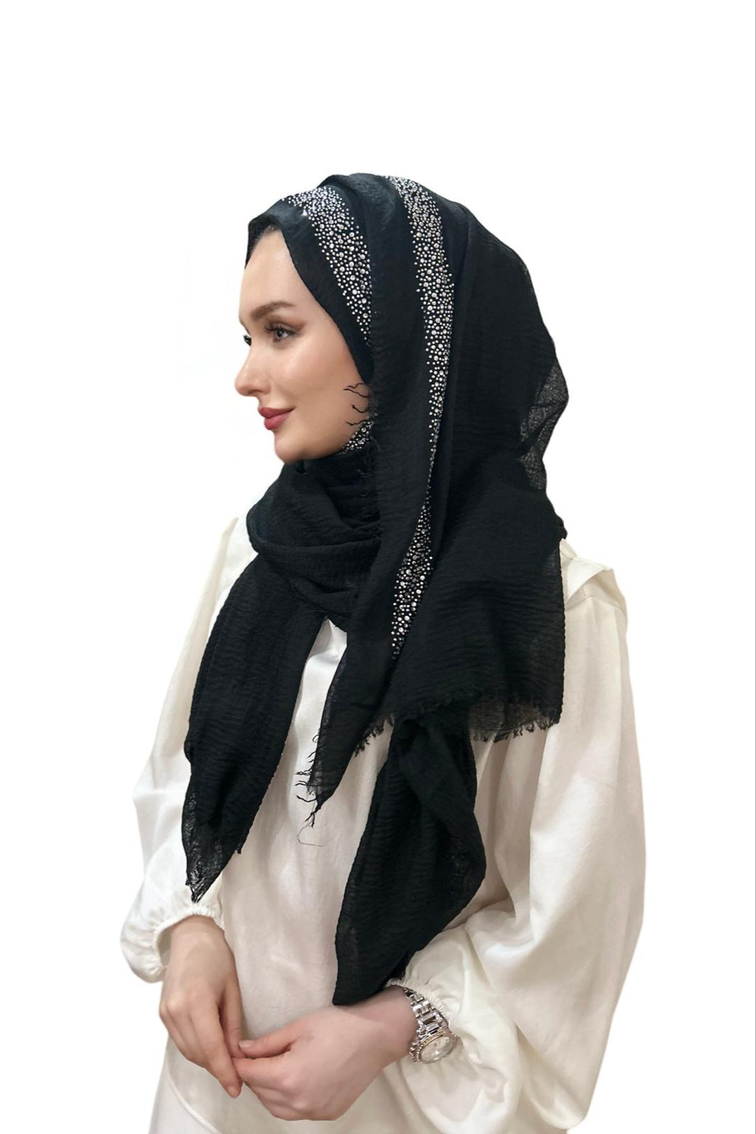 SİYAH JASMİNE ŞAL