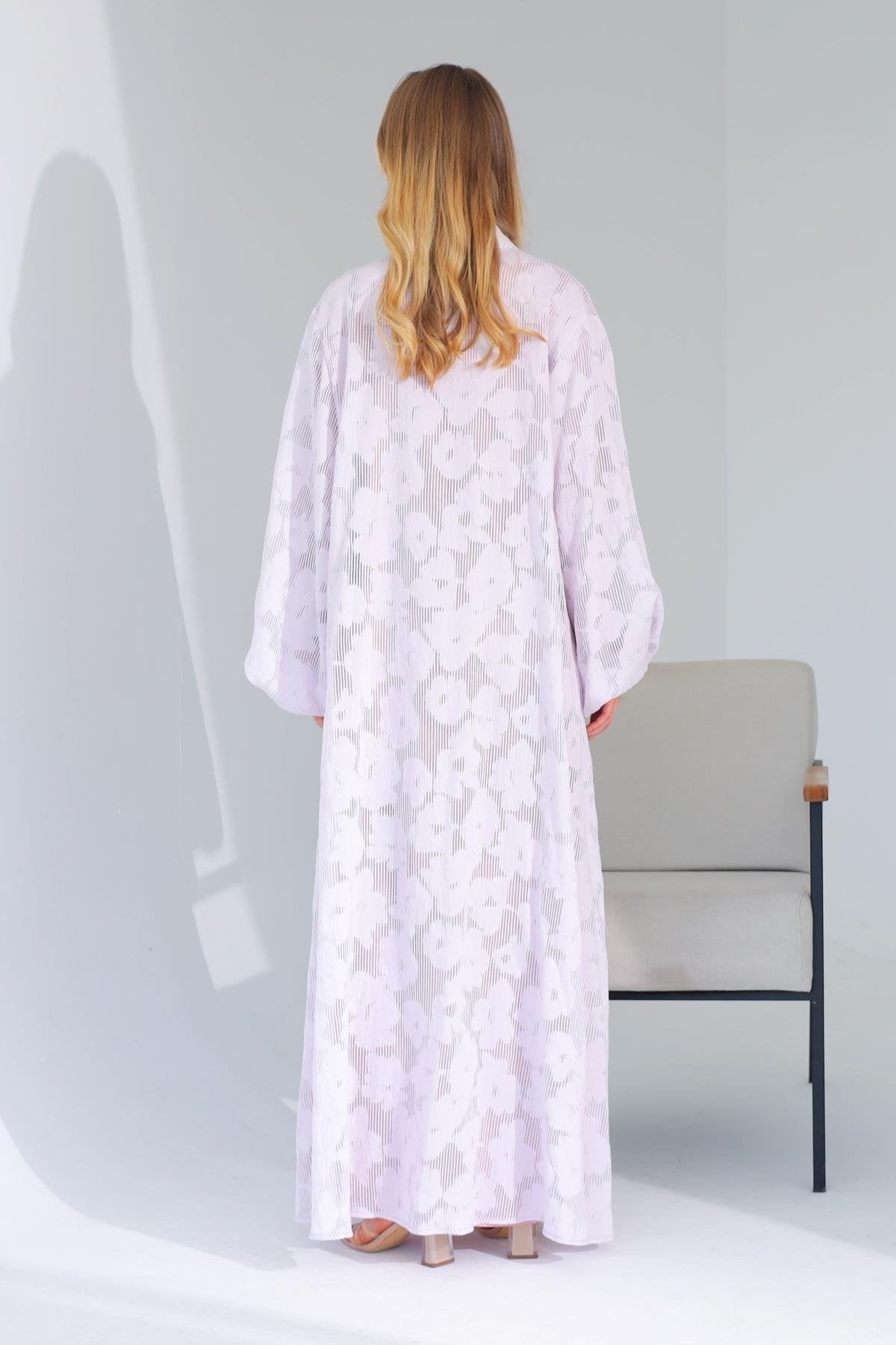 YAKMA KETEN PEMBE ABAYA