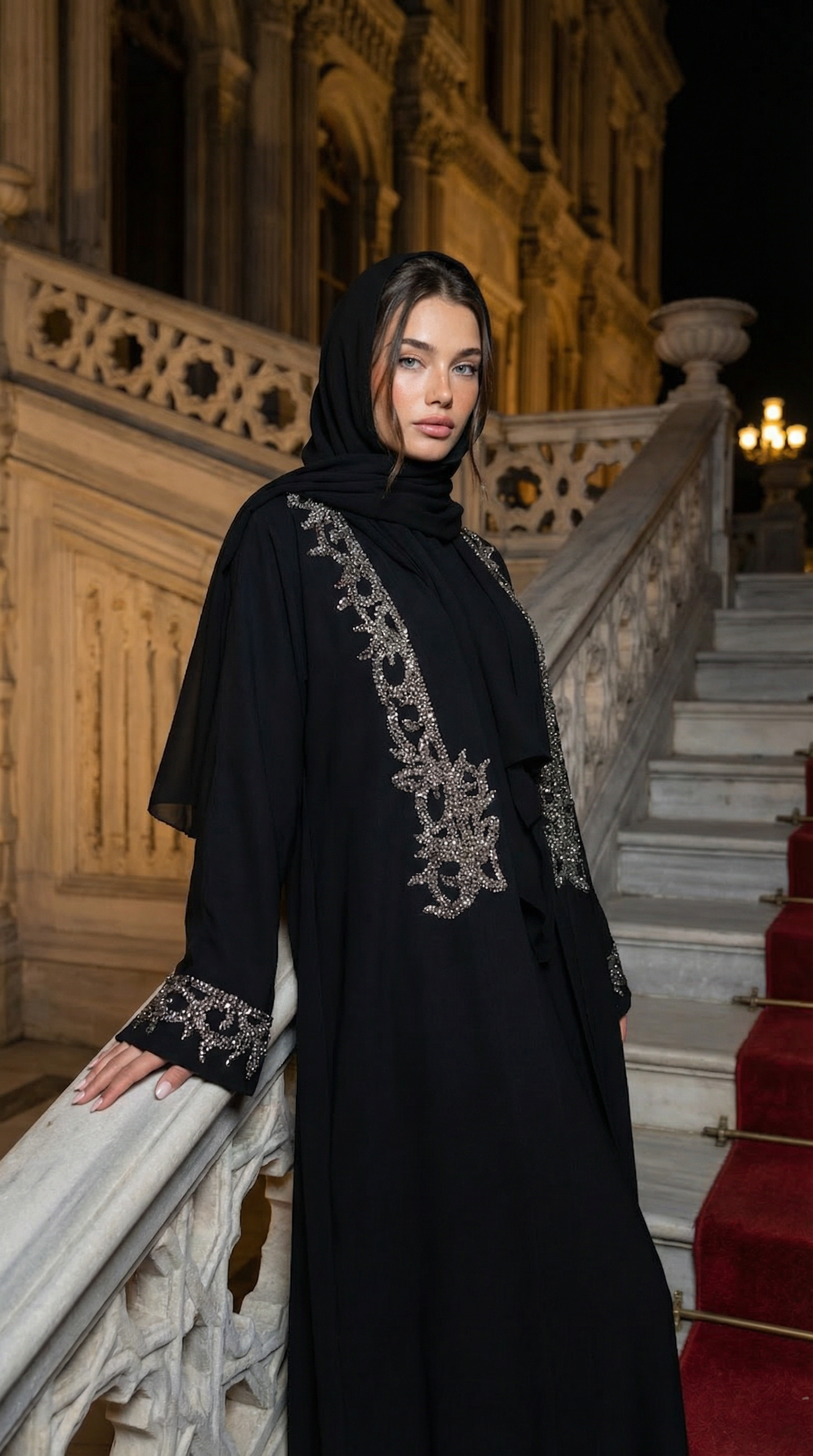 NEW ELEGANT ABAYA SET