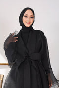 BORCELLA SİYAH ABAYA