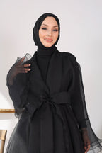 BORCELLA SİYAH ABAYA