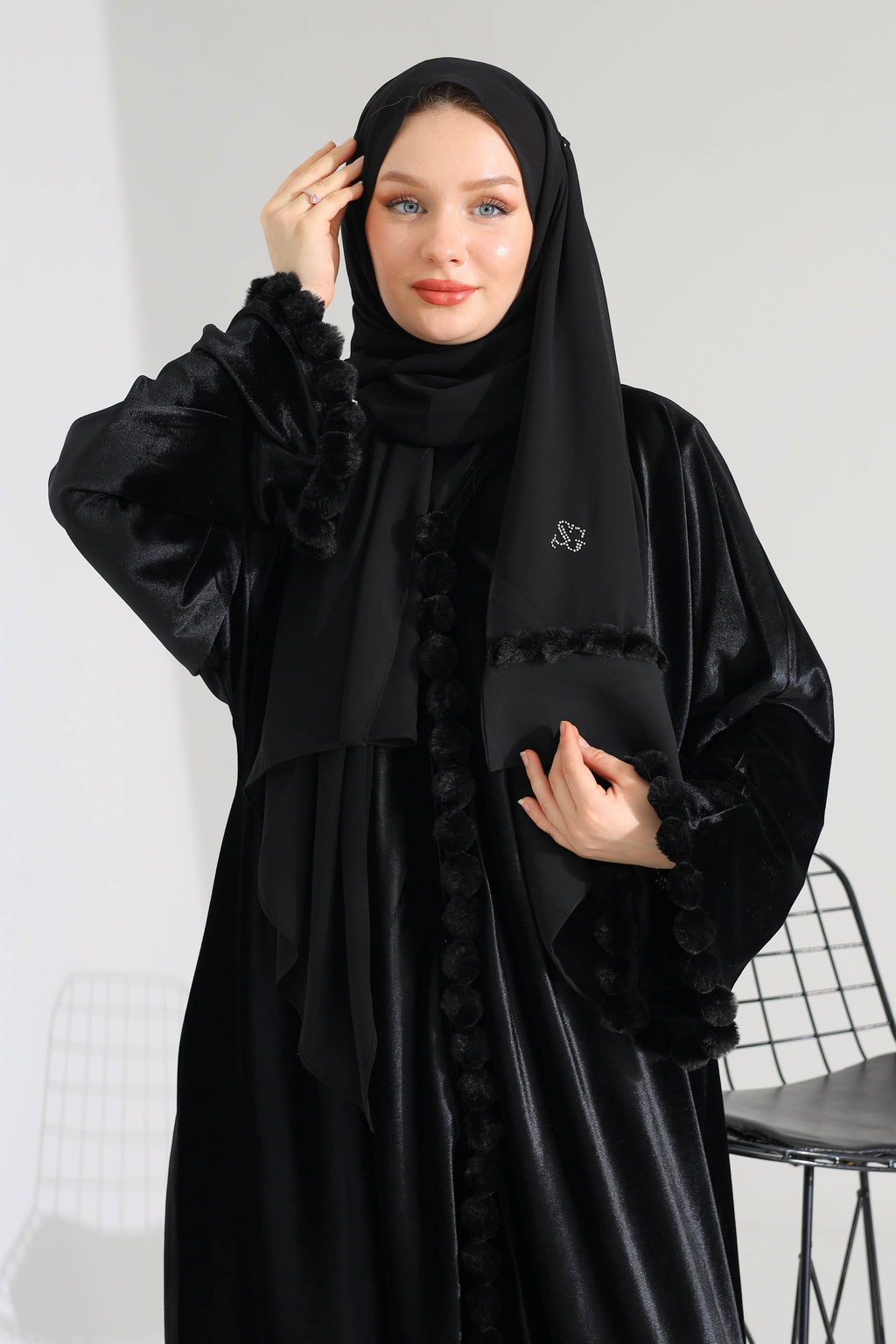 OASİS KADİFE ABAYA