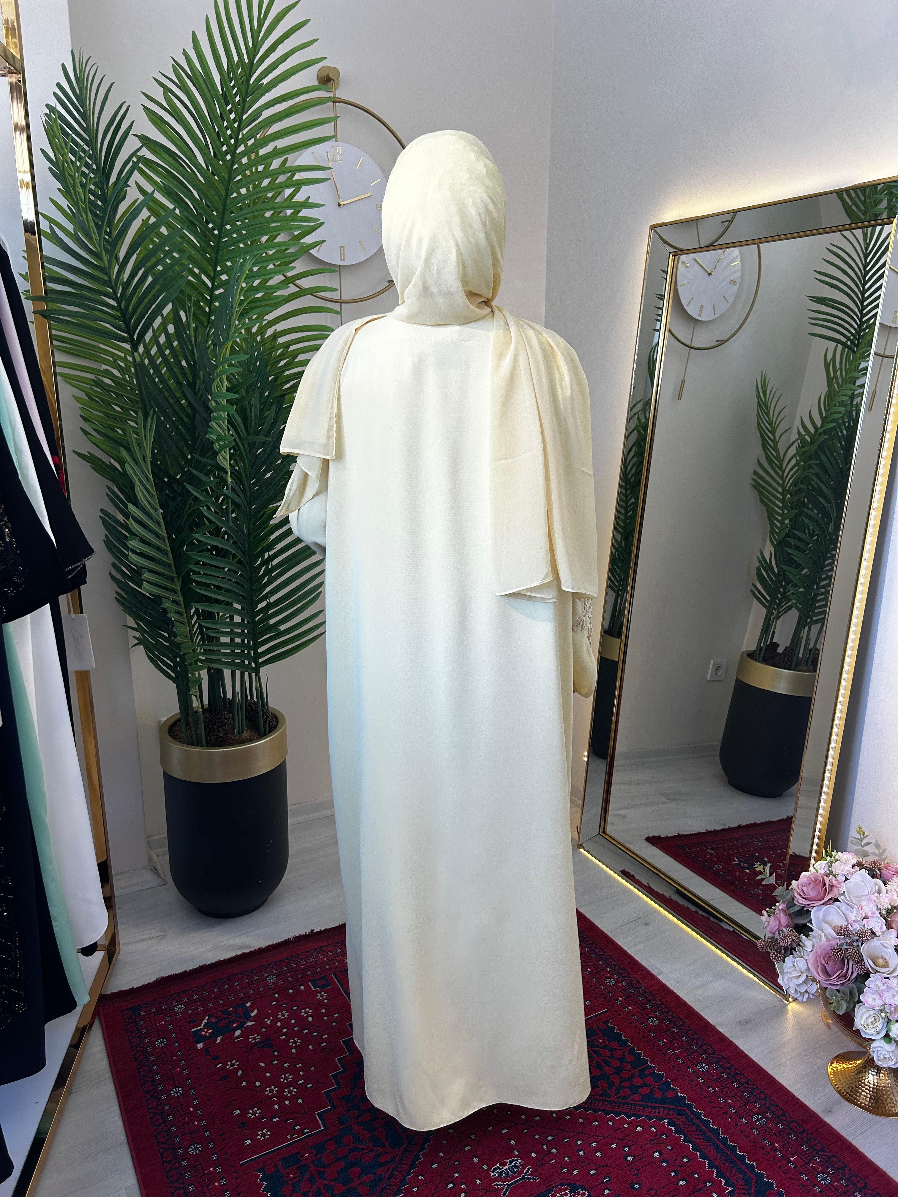 FLOWERS ABAYA SET