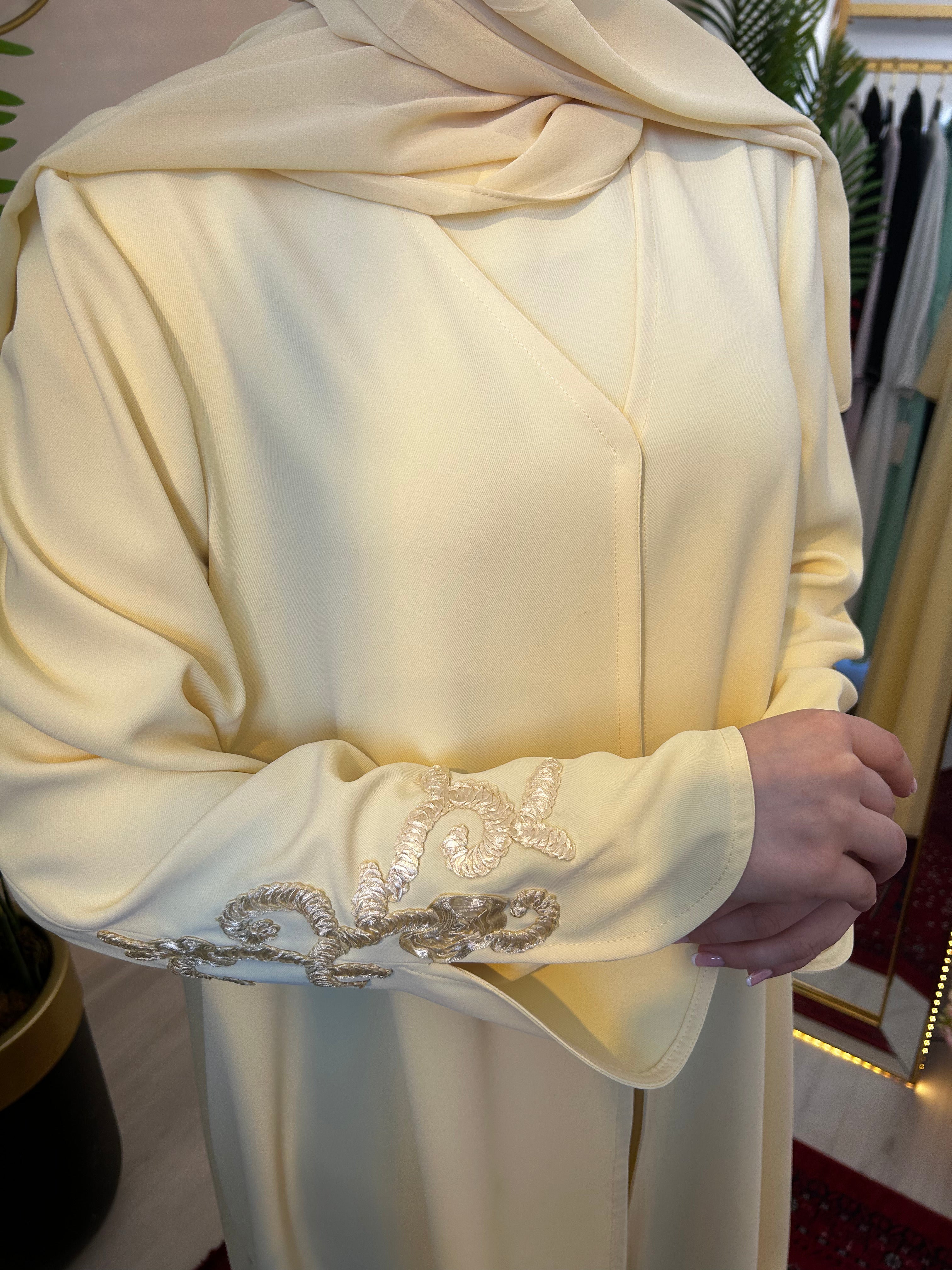 FLOWERS ABAYA SET
