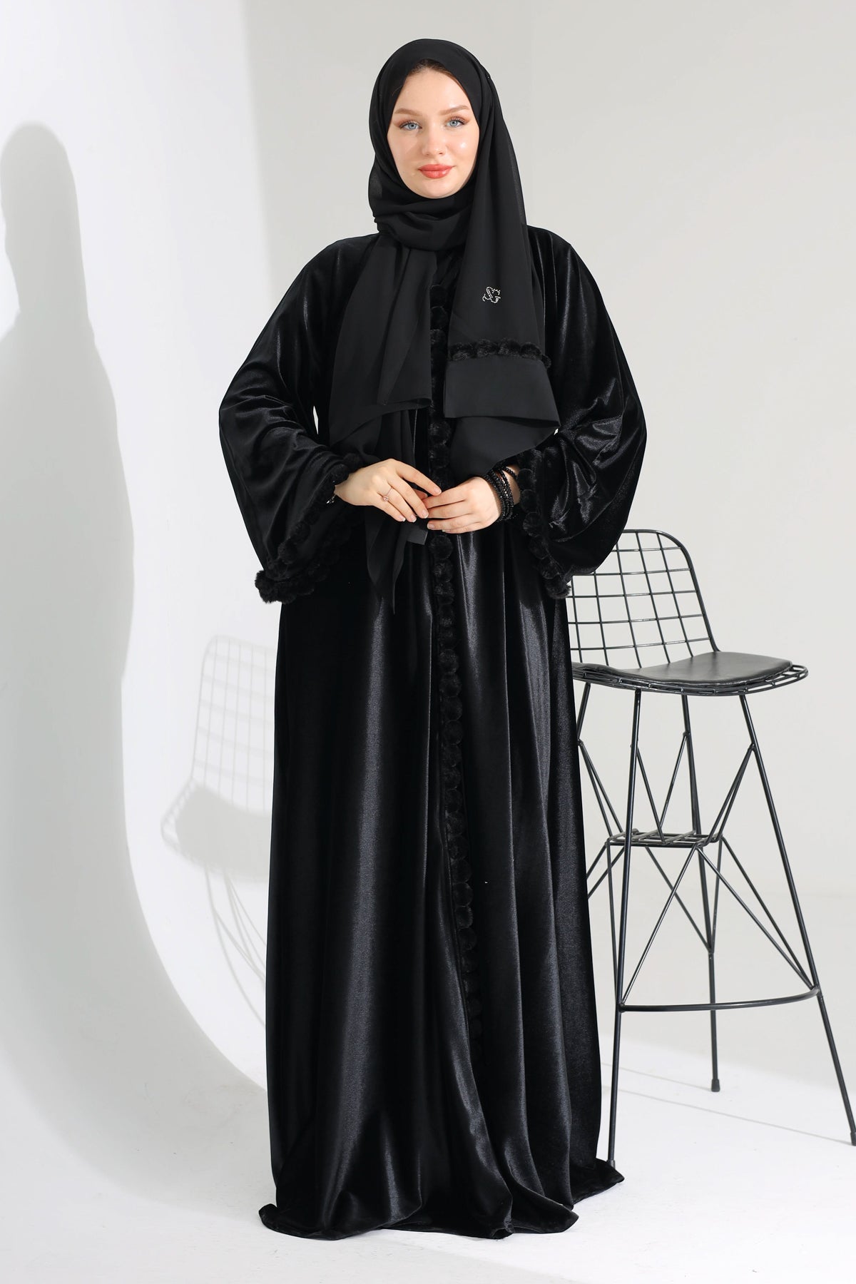 OASİS KADİFE ABAYA
