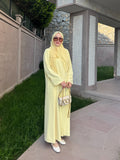 FLOWERS ABAYA SET