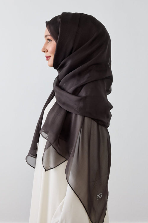 BRONZ SAF İPEK ŞAL