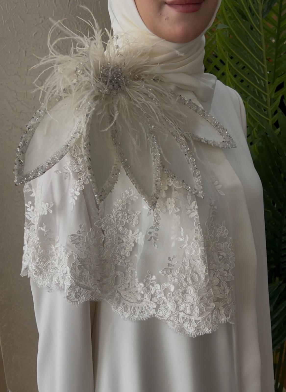 DAİSY KREM ABAYA