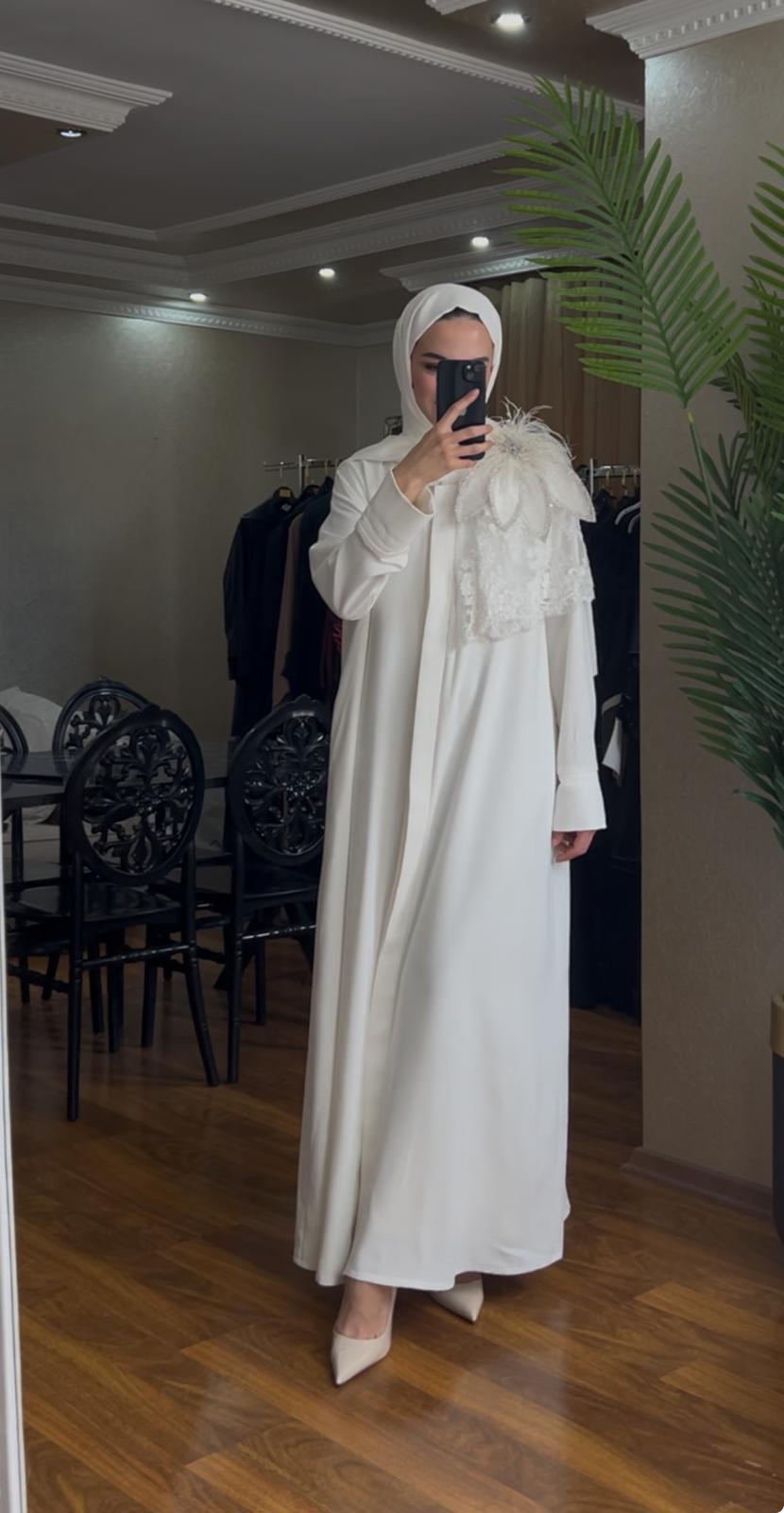 DAİSY KREM ABAYA
