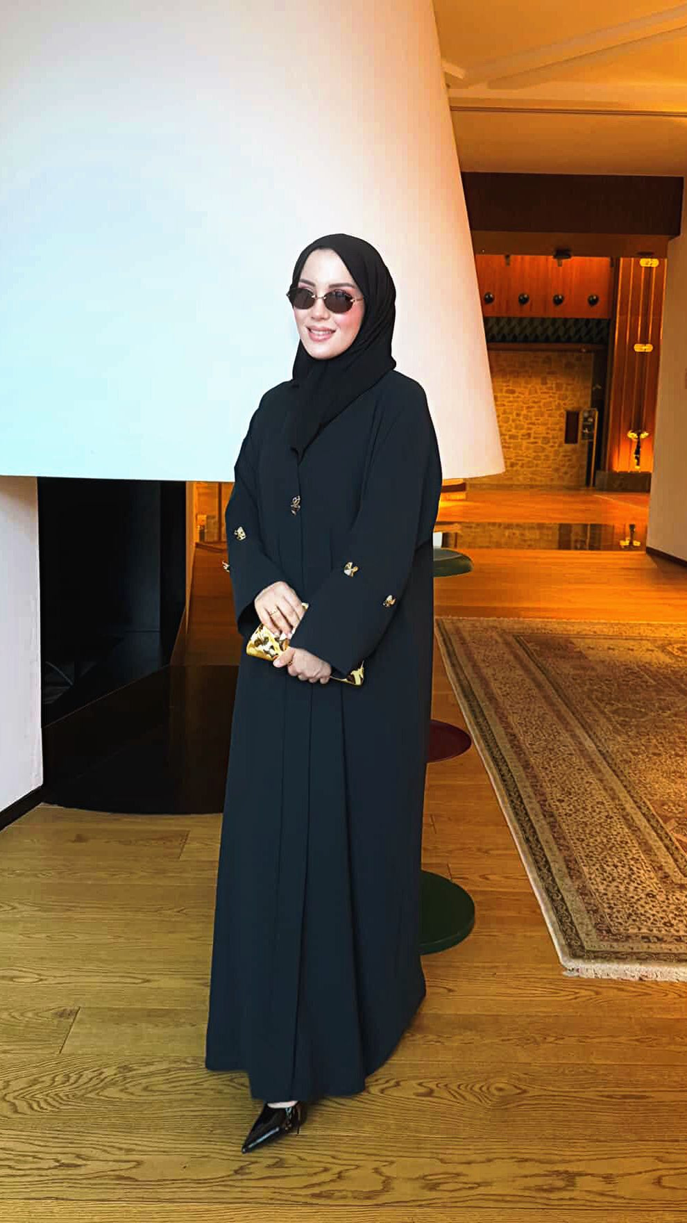 SELİRA SİYAH ABAYA SET