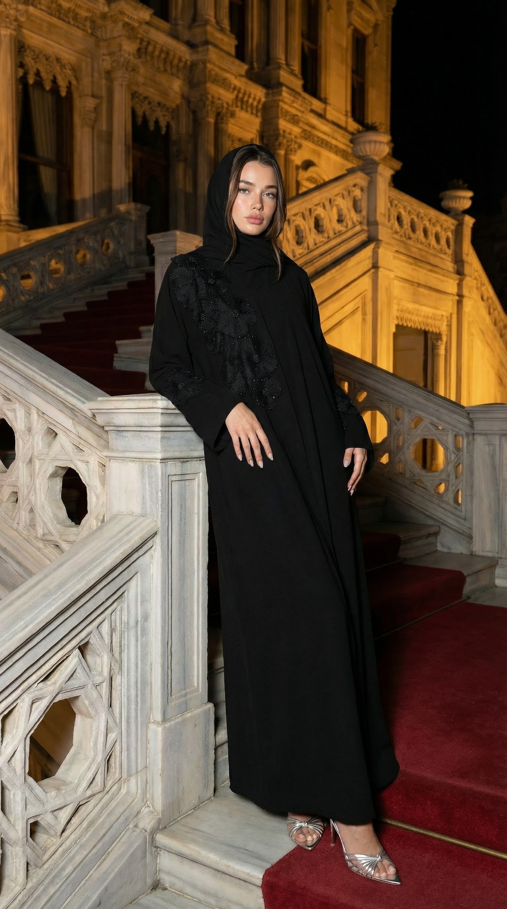 ORKİDE ABAYA SET