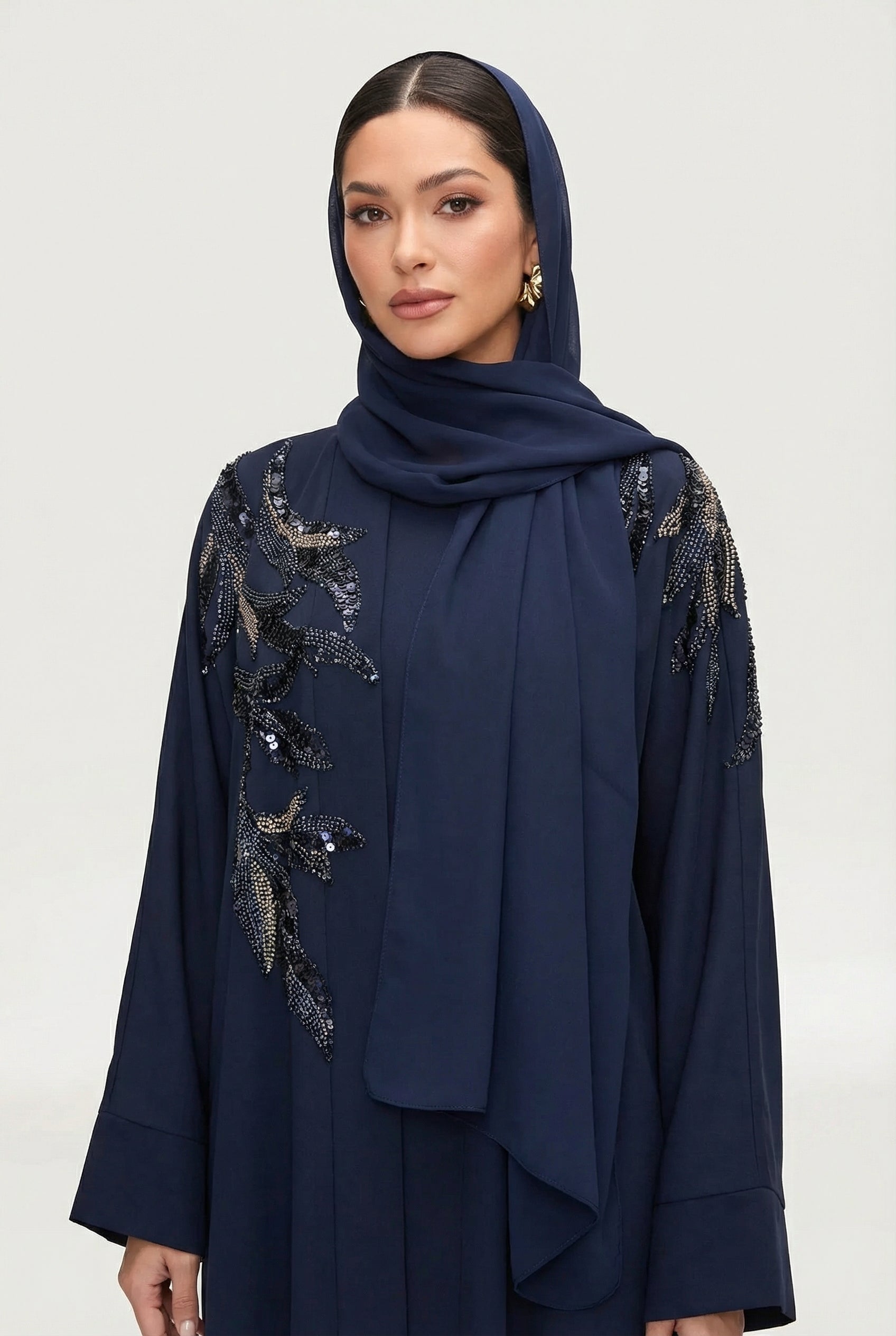 SAFİRA LACİVERT ABAYA