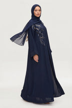 SAFİRA LACİVERT ABAYA