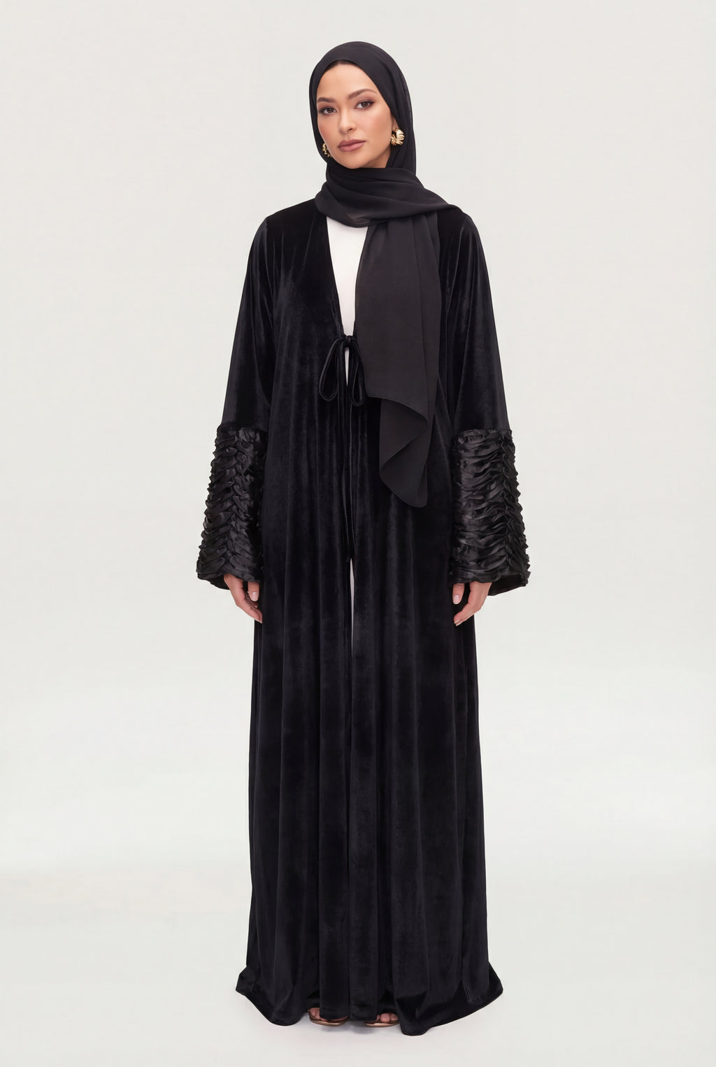Kadife Lavera Abaya