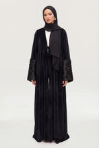 Kadife Lavera Abaya