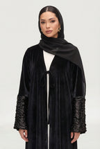 Kadife Lavera Abaya