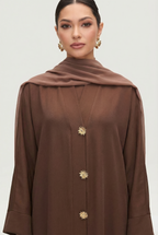 Kahve Shine Abaya