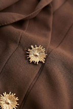 Kahve Shine Abaya