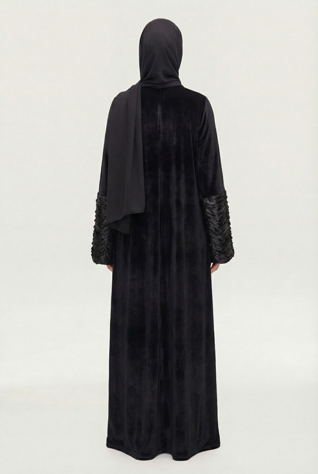 Kadife Lavera Abaya