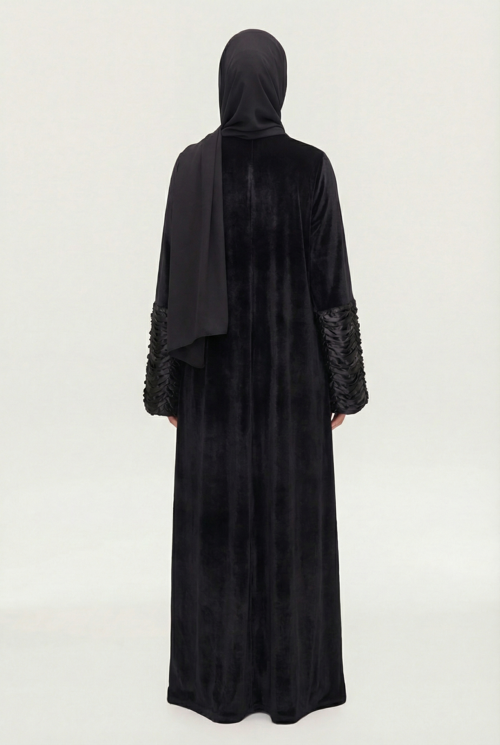 Kadife Lavera Abaya